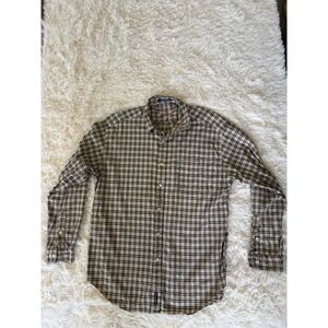 Tommy‎ Hilfiger Men's Plaid Button Down Long Sleeve Shirt Cotton Casual